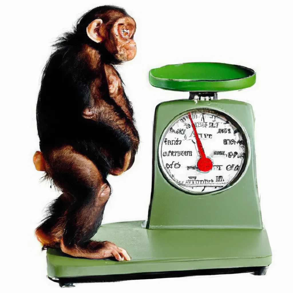 Ile waży szympans?