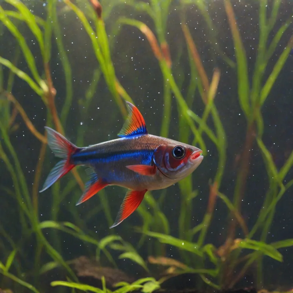 Tetra neonowa – charakterystyka neonowego blasku w twoim akwarium