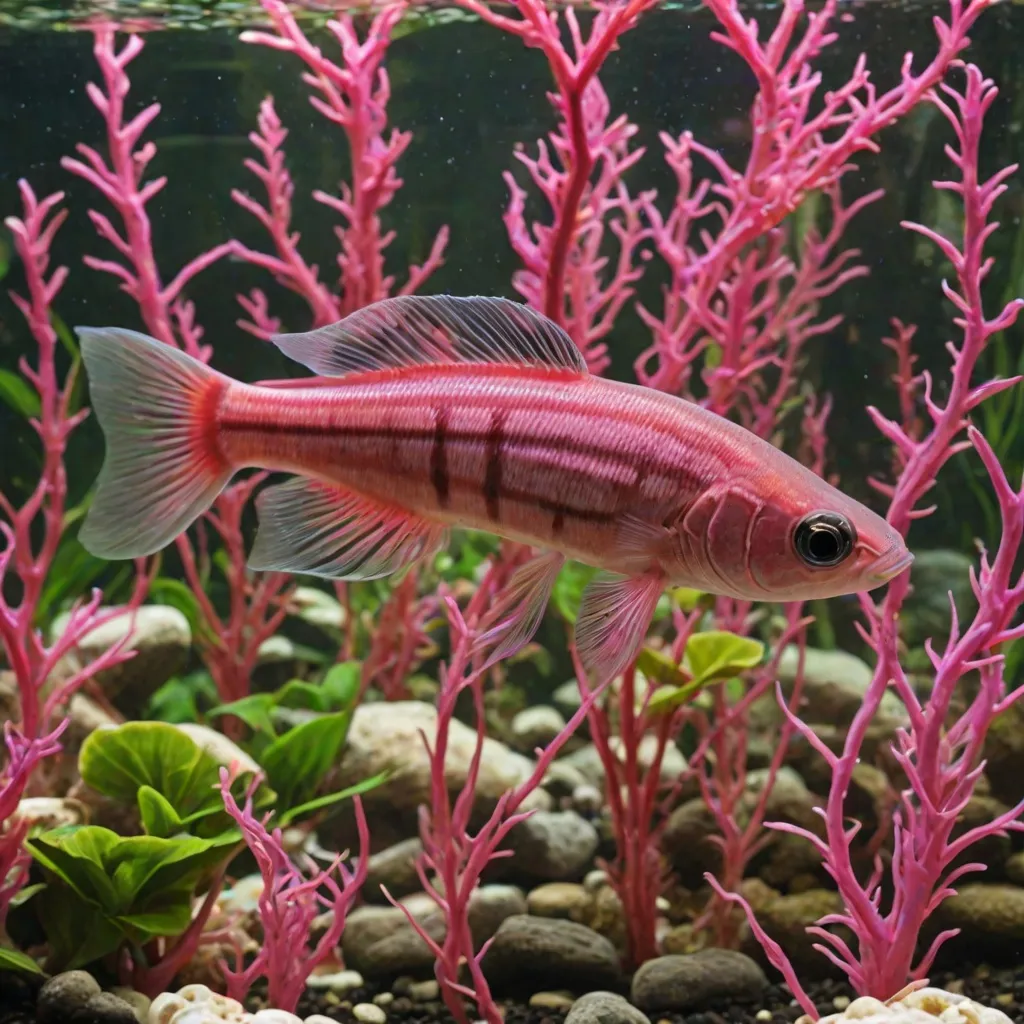 Brzanka różowa – charakterystyka żywej i towarzyskiej ozdoby akwarium